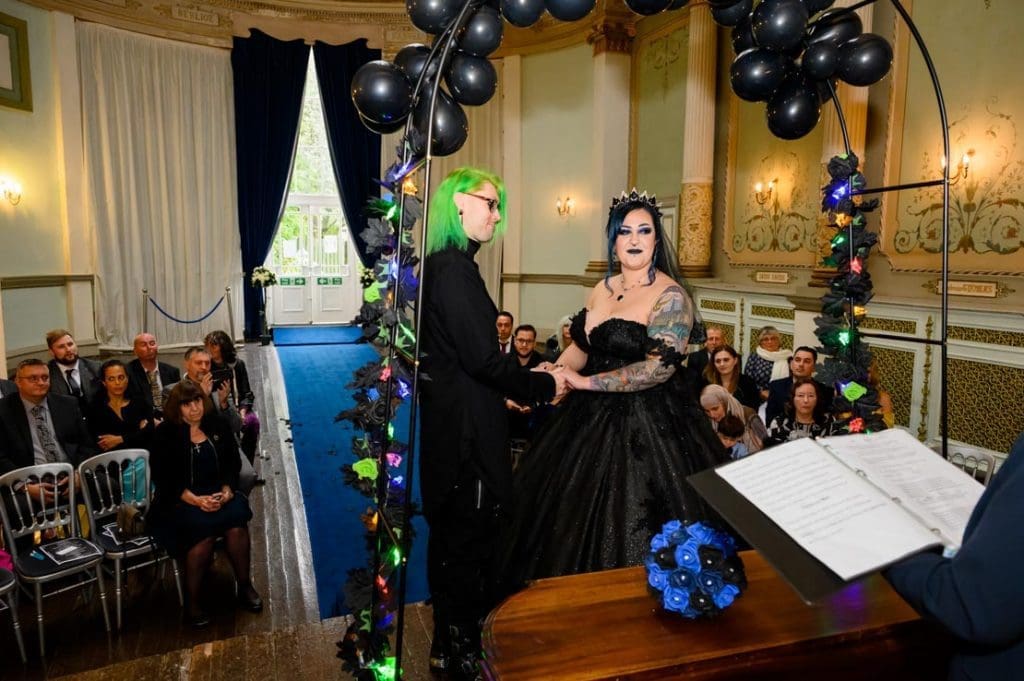 craig y nos gothic wedding, Craig-Y-Nos Wedding Photographer: Maya & Nathan’s Gothic wedding!