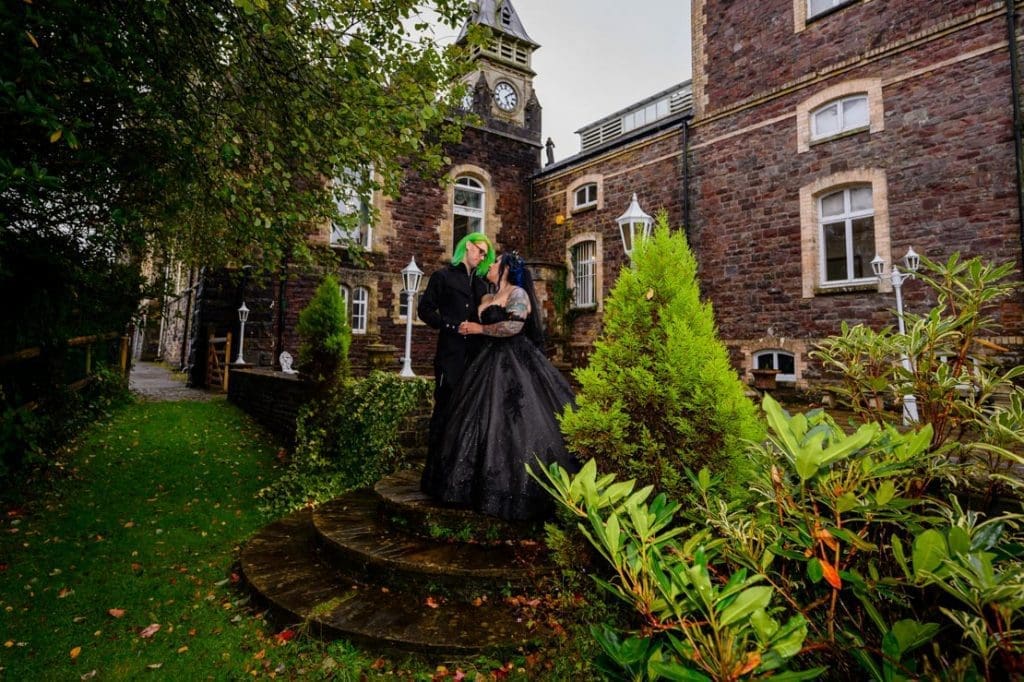 craig y nos gothic wedding, Craig-Y-Nos Wedding Photographer: Maya & Nathan’s Gothic wedding!