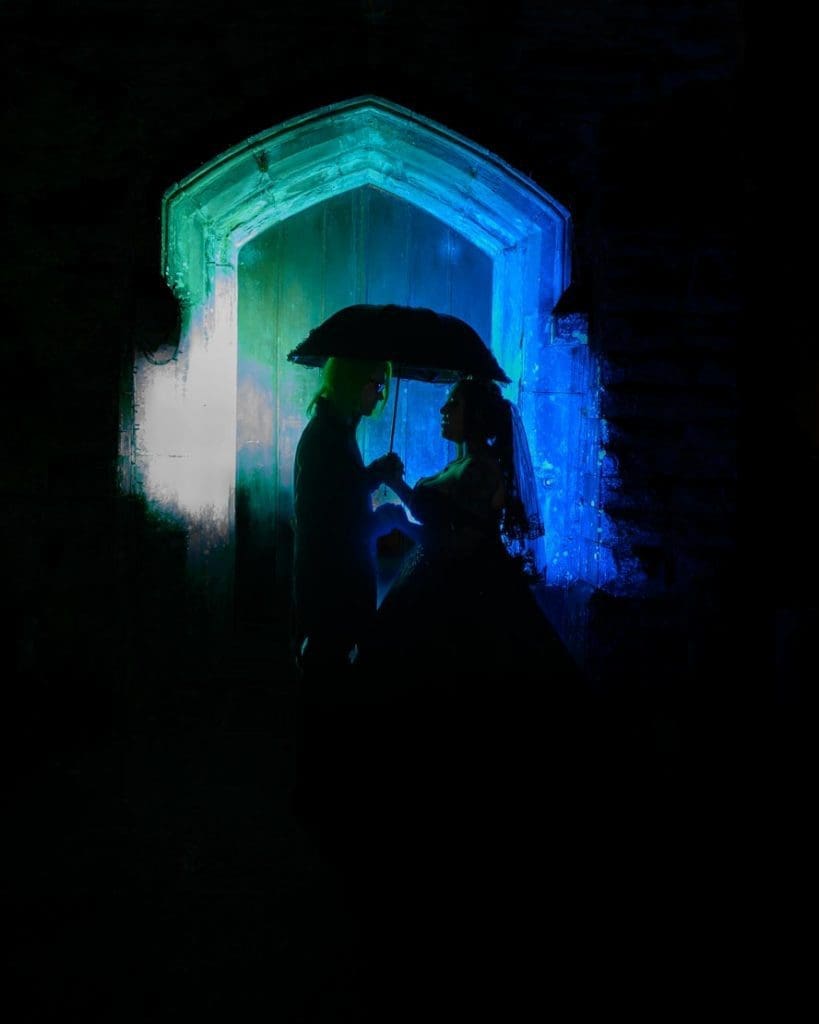 craig y nos gothic wedding, Craig-Y-Nos Wedding Photographer: Maya & Nathan’s Gothic wedding!