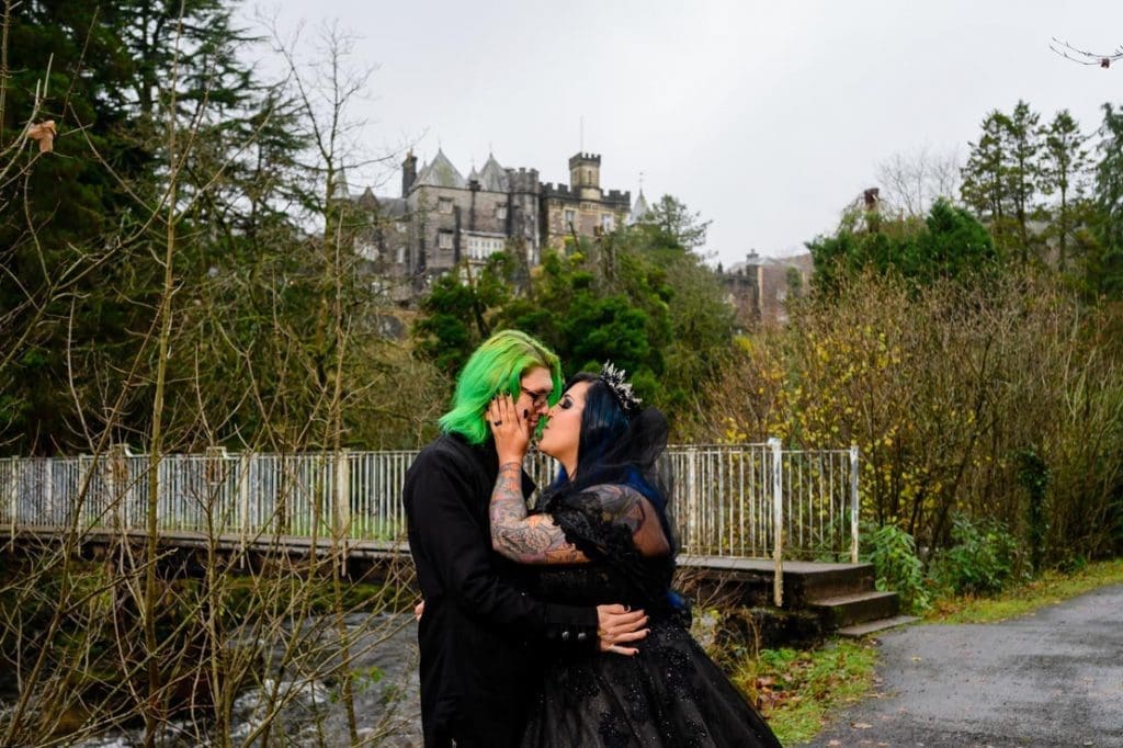 craig y nos gothic wedding, Craig-Y-Nos Wedding Photographer: Maya & Nathan’s Gothic wedding!