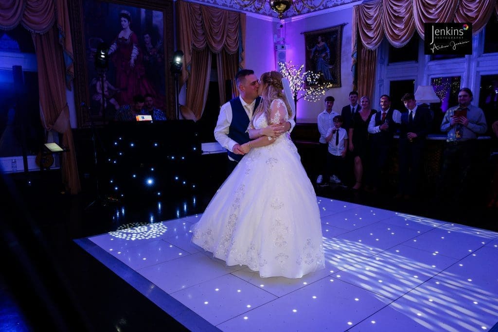 Bride and Groom first dance wedding jenkins.photography
