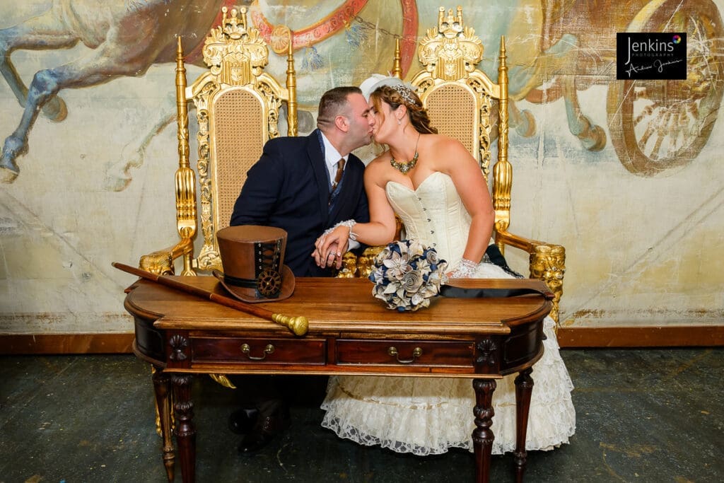 STEAMPUNK WEDDING, Steampunk Wedding—South Wales Photographer: Kerry and Ainsley