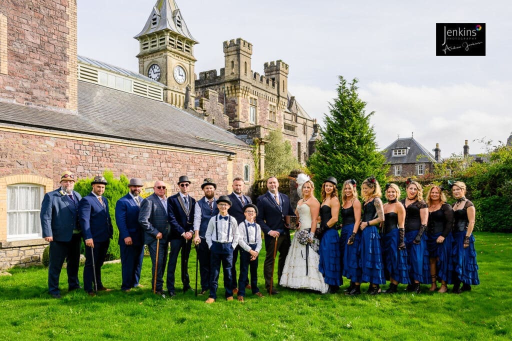 STEAMPUNK WEDDING, Steampunk Wedding—South Wales Photographer: Kerry and Ainsley