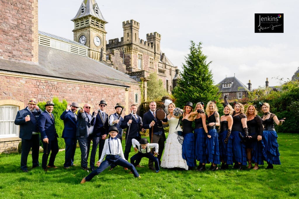 STEAMPUNK WEDDING, Steampunk Wedding—South Wales Photographer: Kerry and Ainsley