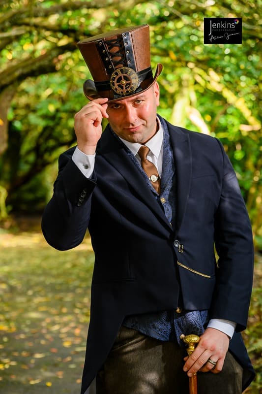 STEAMPUNK WEDDING, Steampunk Wedding—South Wales Photographer: Kerry and Ainsley